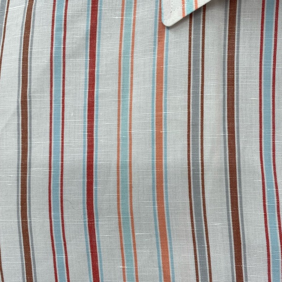 Vintage Faconnable Button-down Linen Blend Shirt - Picture 5 of 10